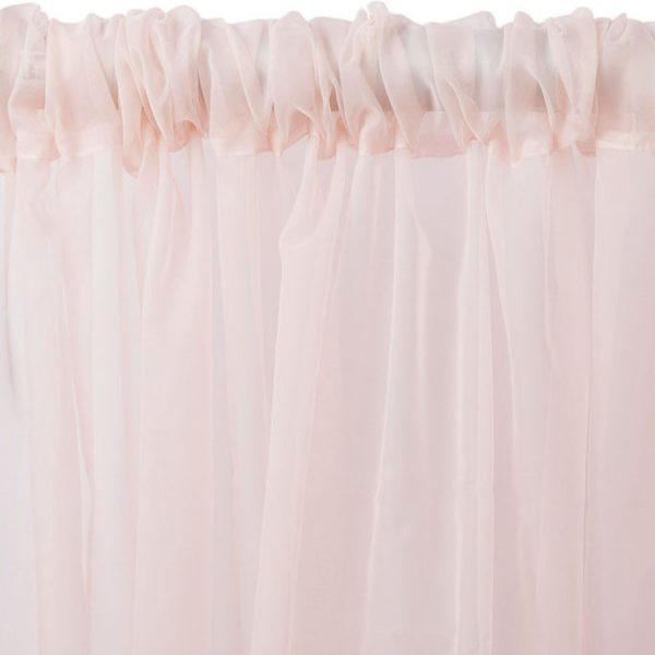 Sheer Voile - Blush Rose Gold