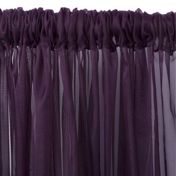 Sheer Voile - Plum