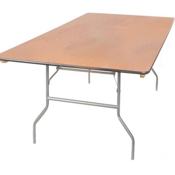 4’ x 8’ Wood Folding Table