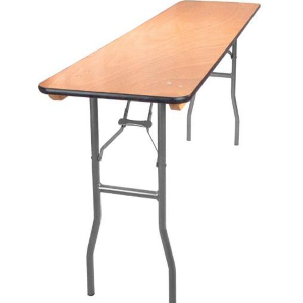 6’ (18” x 72”)Wood Folding Classroom Table