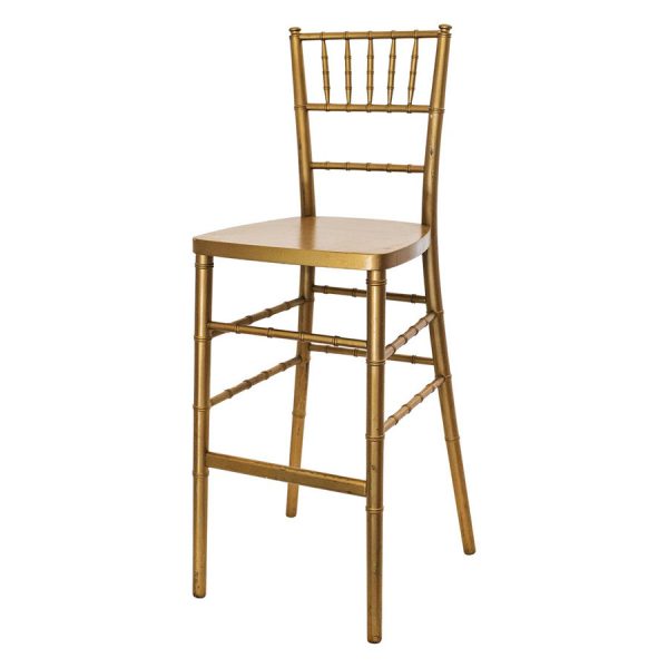 Chiavari Banquet Bar Stool Gold