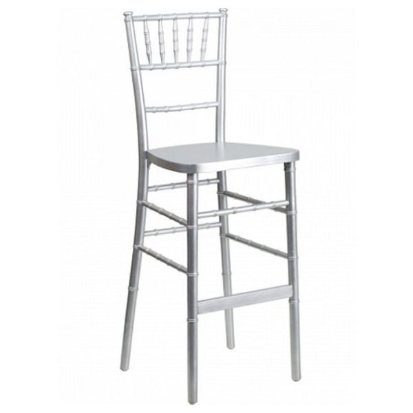 Chiavari Banquet Bar Stool Silver