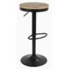 Dakota Black Pub Bar Stool