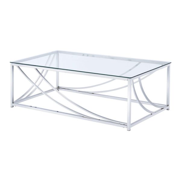 Modern Glass Top Coffee Table