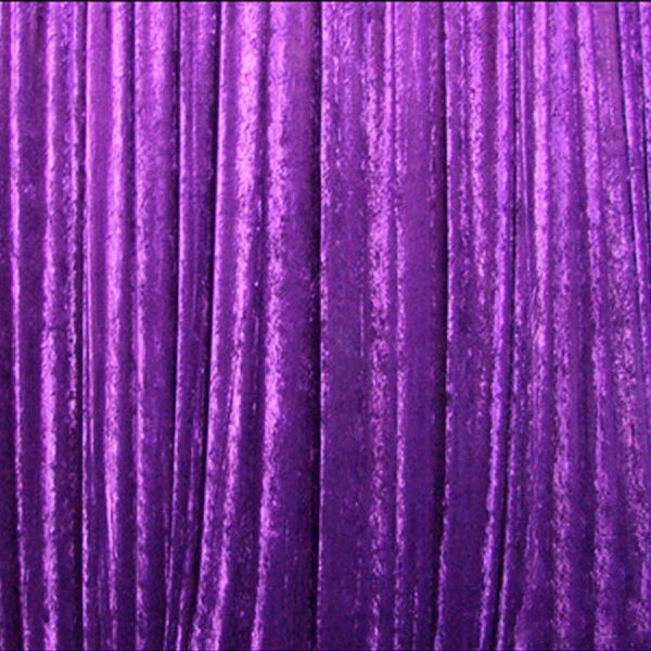 Crush Velvet Drape - PURPLE