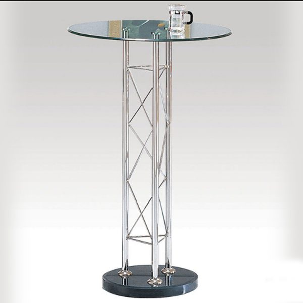 Truss Glass Top Cocktail Table