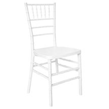 Arctic White Chiavari Banquet Chair